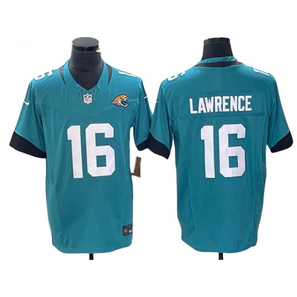 Jacksonville Jaguars #16 Trevor Lawrence Teal Vapor F.U.S.E. Limited Jersey