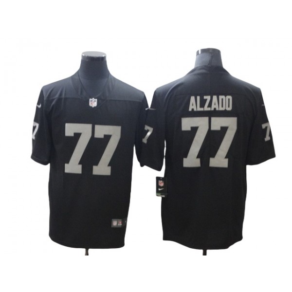 Las Vegas Raiders #77 Lyle Alzado Black Vapor Limited Jersey