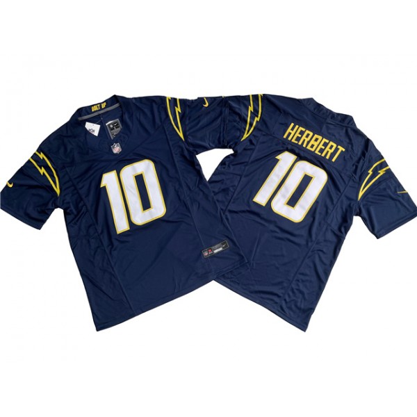 Los Angeles Chargers #10 Justin Herbert Navy Blue Vapor F.U.S.E. Limited Jersey