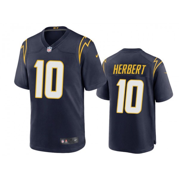 Los Angeles Chargers #10 Justin Herbert Youth Navy Blue Vapor Limited Jersey