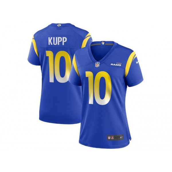 Los Angeles Rams #10 Cooper Kupp Women's Royal Vapor Limited Jersey