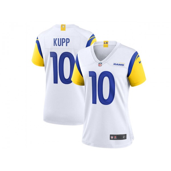 Los Angeles Rams #10 Cooper Kupp Women's White Vapor Limited Jersey