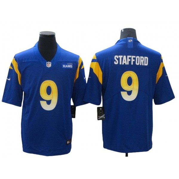 Los Angeles Rams #9 Matthew Stafford Royal Vapor Limited Jersey