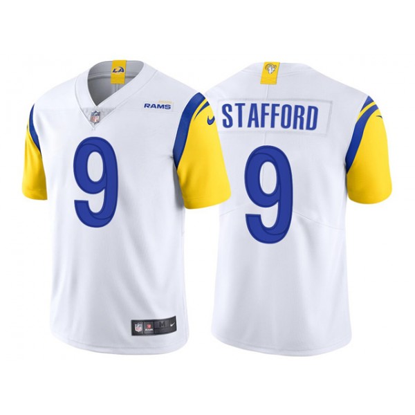 Los Angeles Rams #9 Matthew Stafford White Vapor Limited Jersey