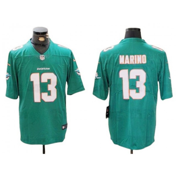 Miami Dolphins #13 Dan Marino Aqua Vapor Limited Jersey