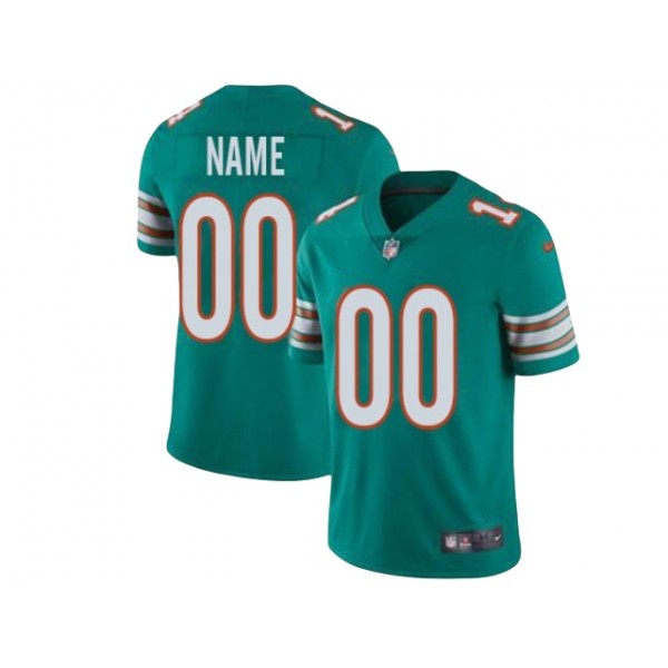 Miami Dolphins #00 Aqua Alternate Vapor Limited Custom Jersey