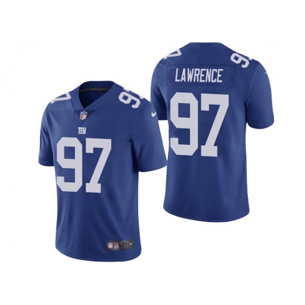 New York Giants #97 Dexter Lawrence II Blue Vapor Limited Jersey