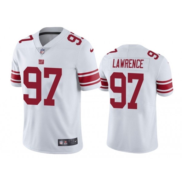 New York Giants #97 Dexter Lawrence II White Vapor Limited Jersey