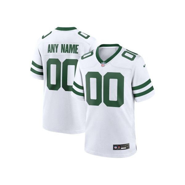 New York Jets #00 White Vapor F.U.S.E. Limited Custom Jersey