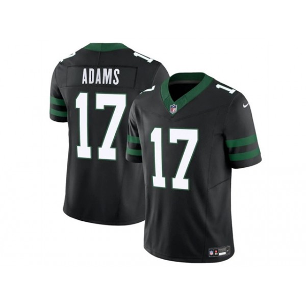 New York Jets #17 Davante Adams Youth Black Vapor F.U.S.E. Limited Jersey