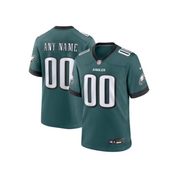 Philadelphia Eagles #00 Green Vapor Limited Custom Jersey