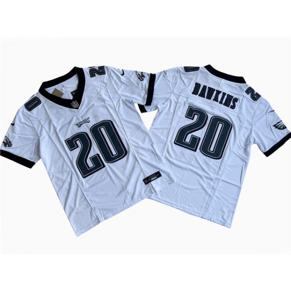 Philadelphia Eagles #20 Brian Dawkins White Vapor F.U.S.E. Limited Jersey