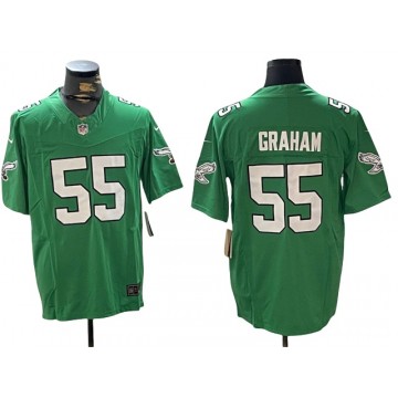 Philadelphia Eagles #55 Brandon Graham Kelly Green Vapor F.U.S.E. Limited Jersey