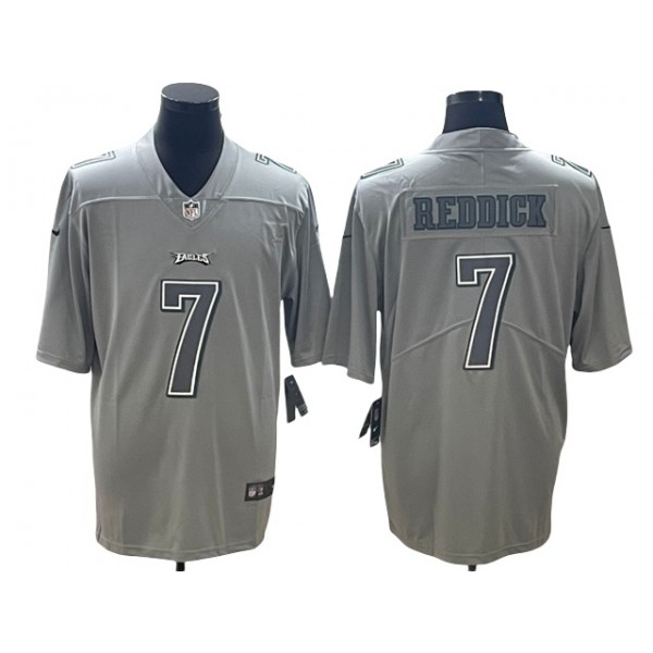 Philadelphia Eagles #7 Haason Reddick Gray Atmosphere Fashion Limited Jersey