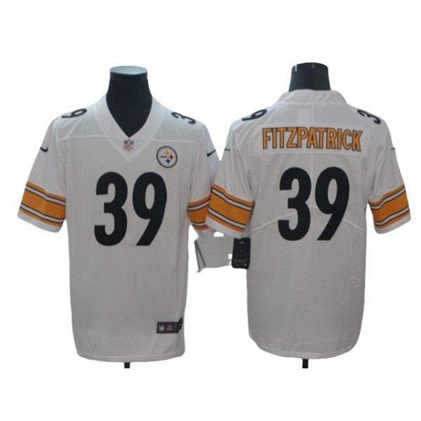 Pittsburgh Steelers #39 Minkah Fitzpatrick White Vapor Limited Jersey