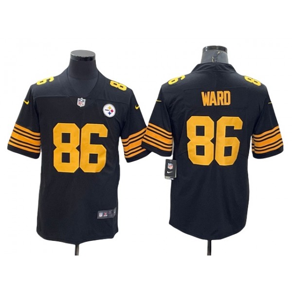 Pittsburgh Steelers #86 Hines Ward Black Color Rush Limited Jersey