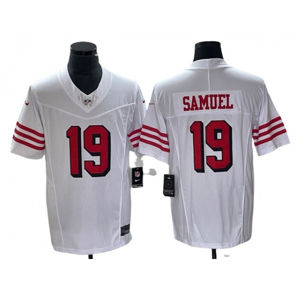 San Francisco 49ers #19 Deebo Samuel Alternate White Vapor F.U.S.E. Limited Jersey