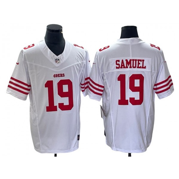 San Francisco 49ers #19 Deebo Samuel White Vapor F.U.S.E. Limited Jersey