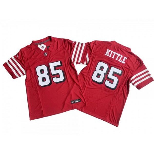 San Francisco 49ers #85 George Kittle Alternate Red Vapor F.U.S.E. Limited Jersey