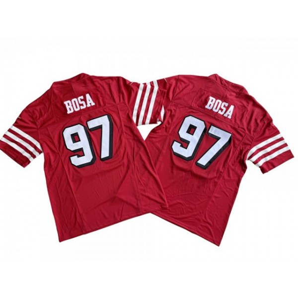 San Francisco 49ers #97 Nick Bosa Alternate Red Vapor F.U.S.E. Limited Jersey