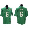 Philadelphia Eagles #6 DeVonta Smith Kelly Green Super Bowl LIX F.U.S.E. Limited Jersey