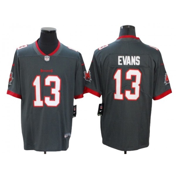 Tampa Bay Buccaneers #13 Mike Evans Gray Vapor Limited Jersey