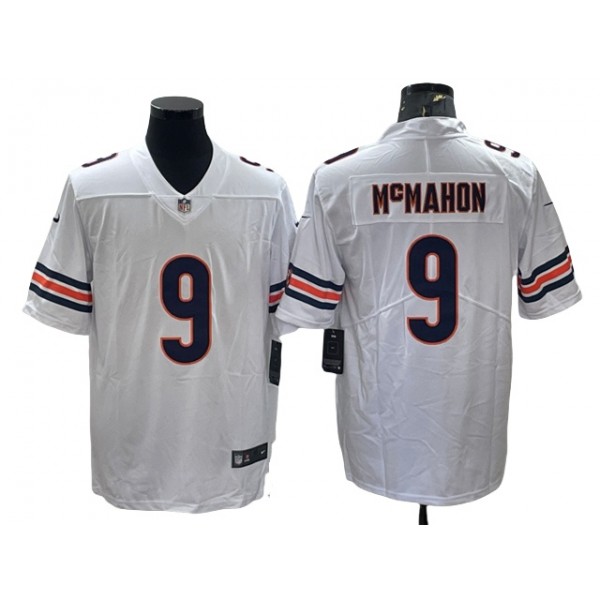 Chicago Bears #9 Jim McMahon White Vapor Limited Jersey