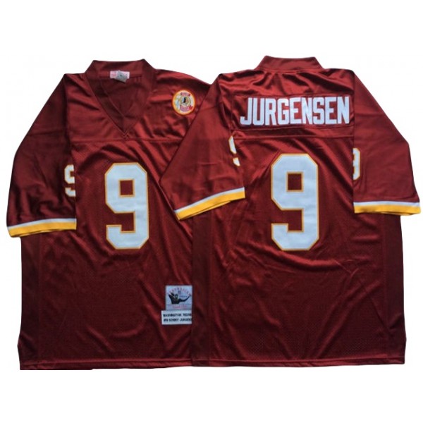 Washington Redskins #9 Sonny Jurgensen 1974 Throwback Burgundy Jersey