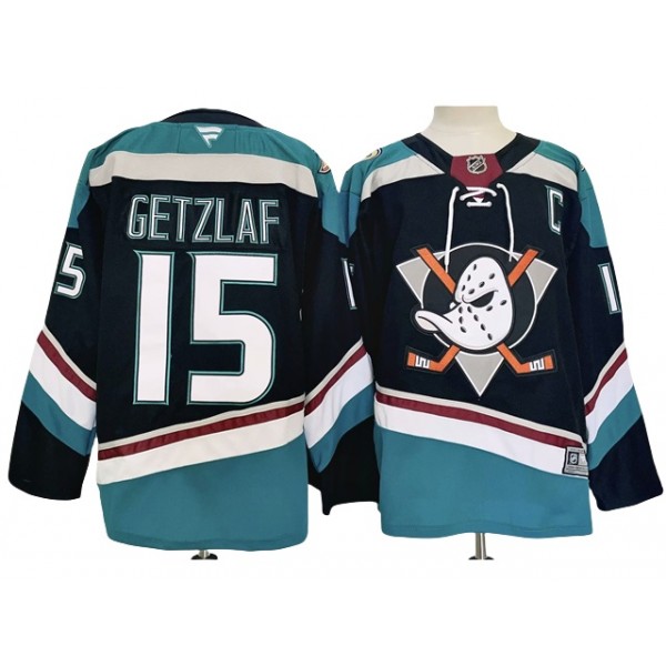 Anaheim Ducks #15 Ryan Getzlaf 2024 Black Alternate Jersey