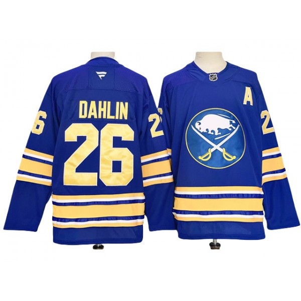 Buffalo Sabres #26 Rasmus Dahlin 2024 Royal Blue Jersey