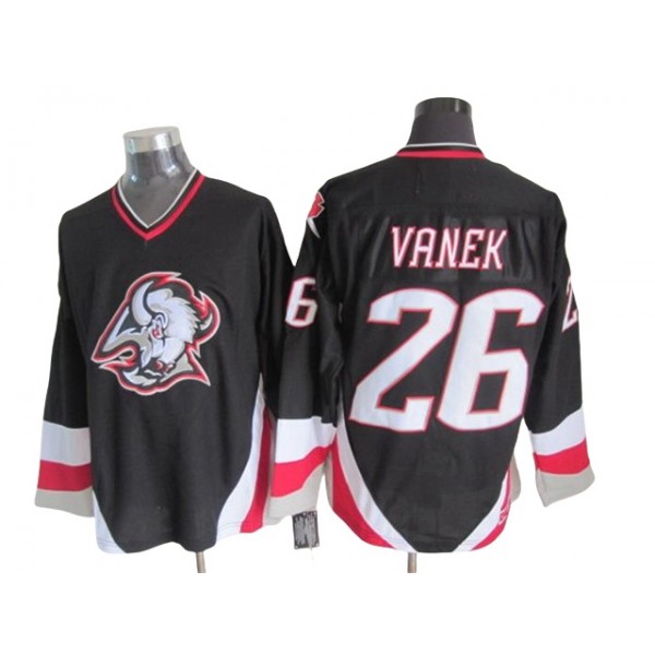 Buffalo Sabres #26 Thomas Vanek CCM Vintage Black Jersey