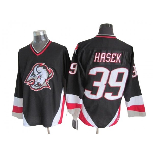 Buffalo Sabres #39 Dominik Hasek CCM Vintage Black Jersey