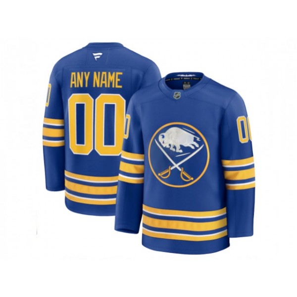 Buffalo Sabres #00 Royal Blue Home Custom Jersey