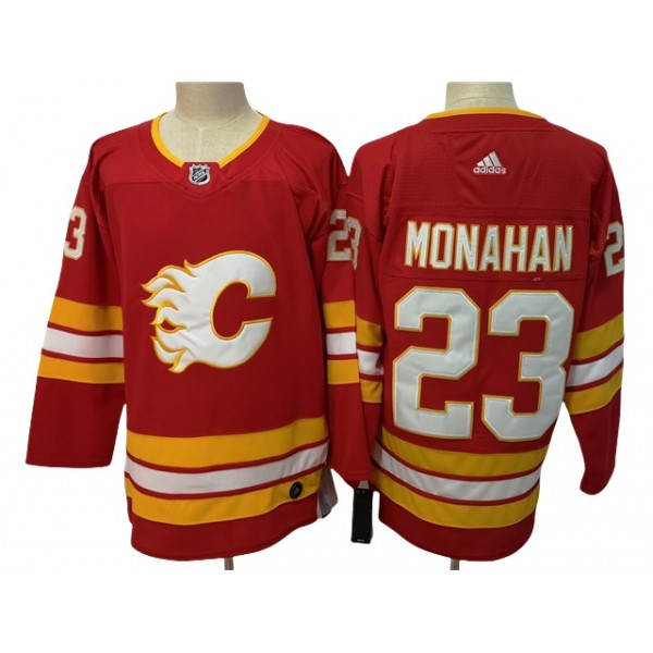 Calgary Flames #23 Sean Monahan Red Jersey