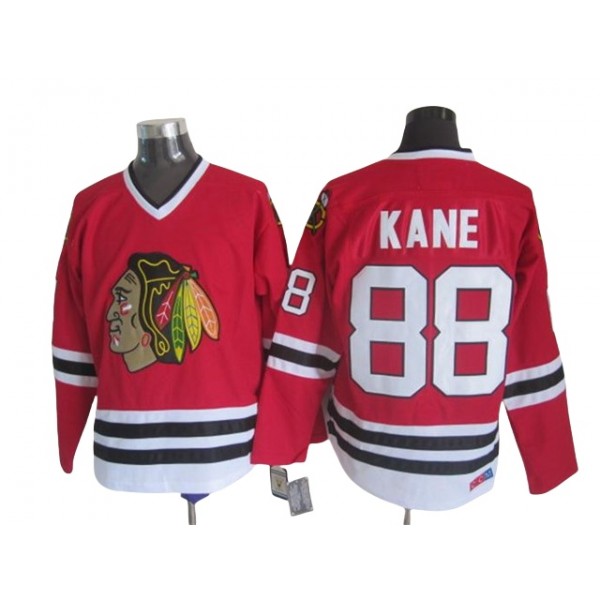 Chicago Blackhawks #88 Patrick Kane CCM Vintage Red Jersey