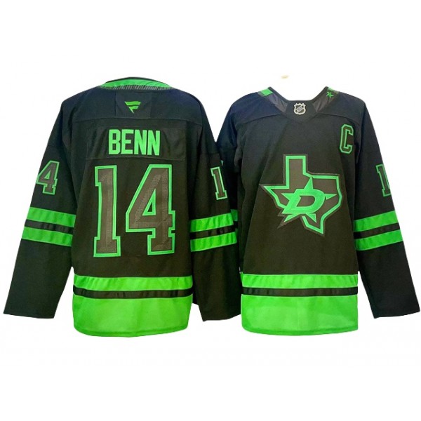 Dallas Stars #14 Jamie Benn 2024 Black Jersey