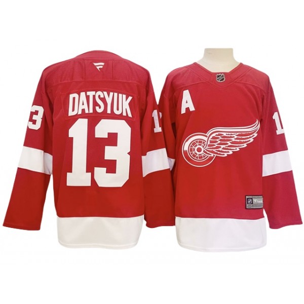 Detroit Red Wings #13 Pavel Datsyuk 2024 Red Home Jersey