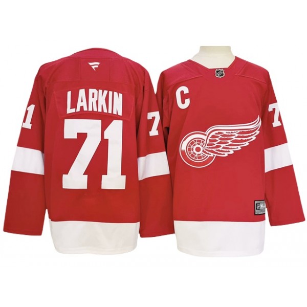 Detroit Red Wings #71 Dylan Larkin 2024 Red Home Jersey