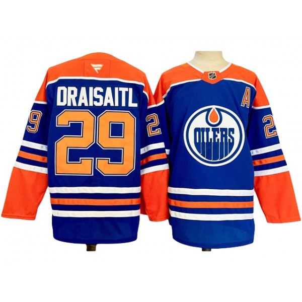 Edmonton Oilers #29 Leon Draisaitl 2024 Royal Blue Jersey