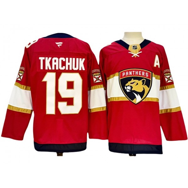 Florida Panthers #19 Matthew Tkachuk 2024 Red Jersey