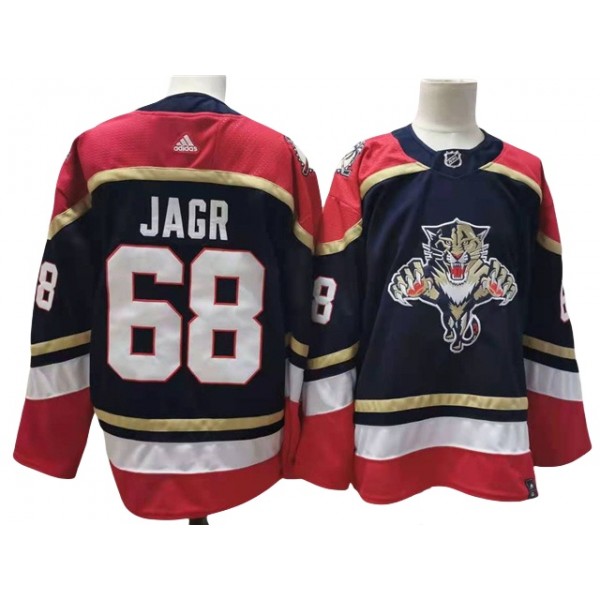 Florida Panthers #68 Jaromir Jagr Black 2020/21 Reverse Retro Jersey