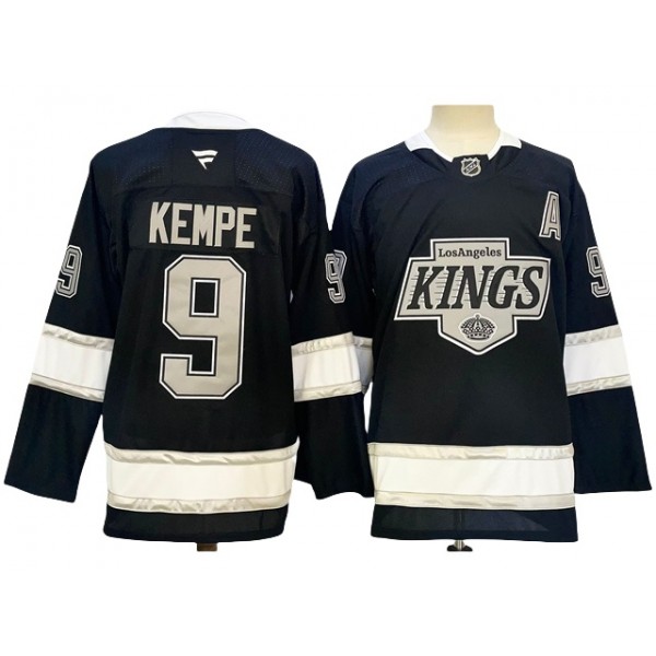 Los Angeles Kings #9 Adrian Kempe 2024 Home Black Jersey