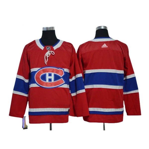 Montreal Canadiens Blank Red Team Jersey