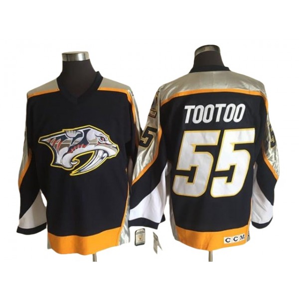 Nashville Predators #55 Jordin Tootoo Black 2006 Vintage CCM Jersey