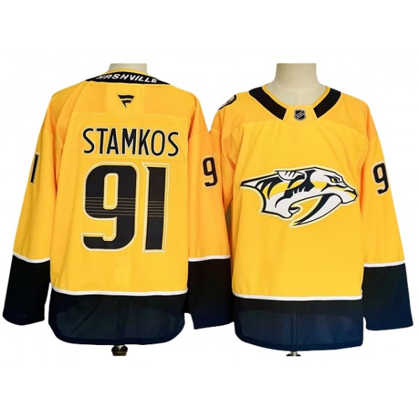 Nashville Predators #91 Steven Stamkos 2024 Gold Jersey