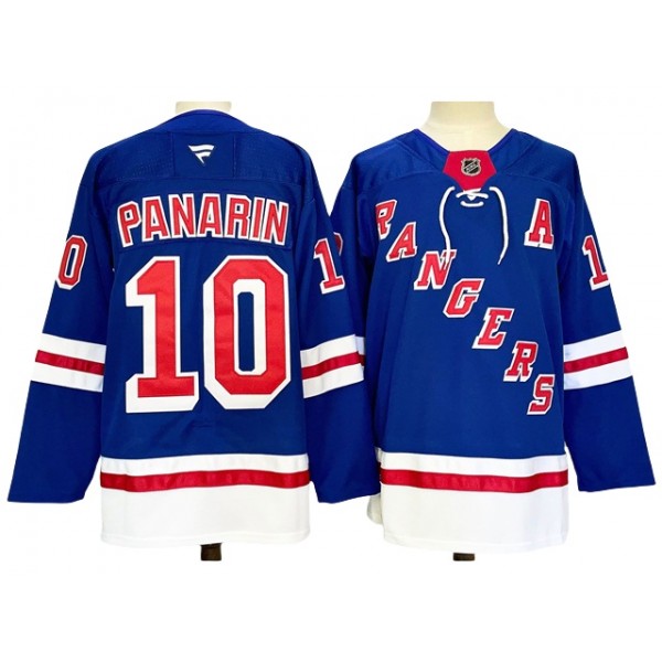 New York Rangers #10 Artemi Panarin 2024 Royal Blue Jersey