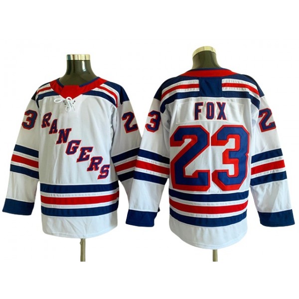 New York Rangers #23 Adam Fox White Jersey