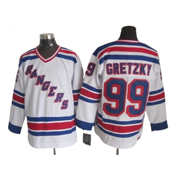 New York Rangers #99 Wayne Gretzky CCM White Heroes of Hockey Alumni Jersey