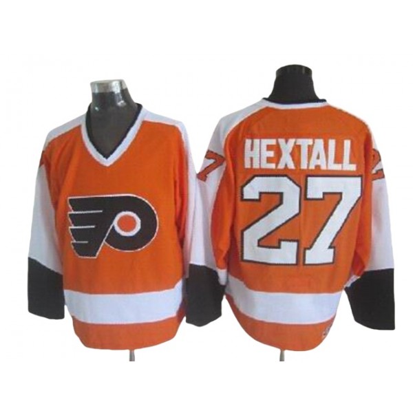 Philadelphia Flyers #27 Ron Hextall CCM Vintage Orange Jersey