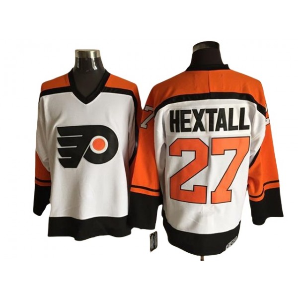 Philadelphia Flyers #27 Ron Hextall CCM Vintage White Jersey